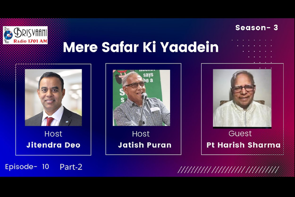 Episode 10 Part-2 Mere Safar Ki Yaadein Guest: Pt Harish Sharma