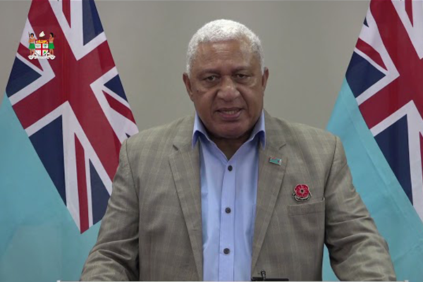 Message from Fijian Prime Minister Hon. Josaia Voreqe Bainimarama