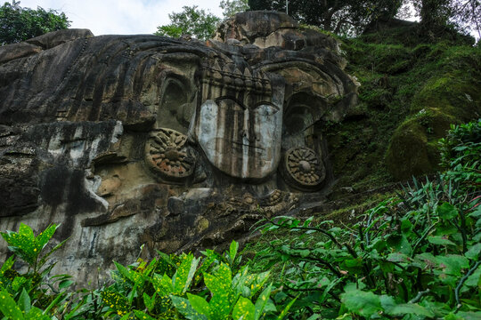 Unakoti Tripura Mysterious Rock Carvings by Kallu Kumar