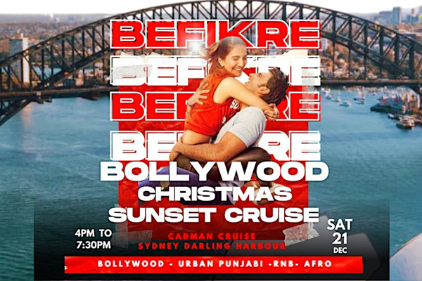 Befikre Bollywood Masti Christmas Sunset Cruise Sydney !!